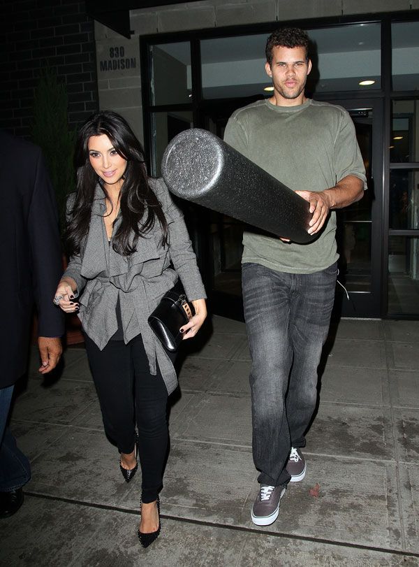 Is the black baseball bat sized dildo wishful thinking for Kris Humphries